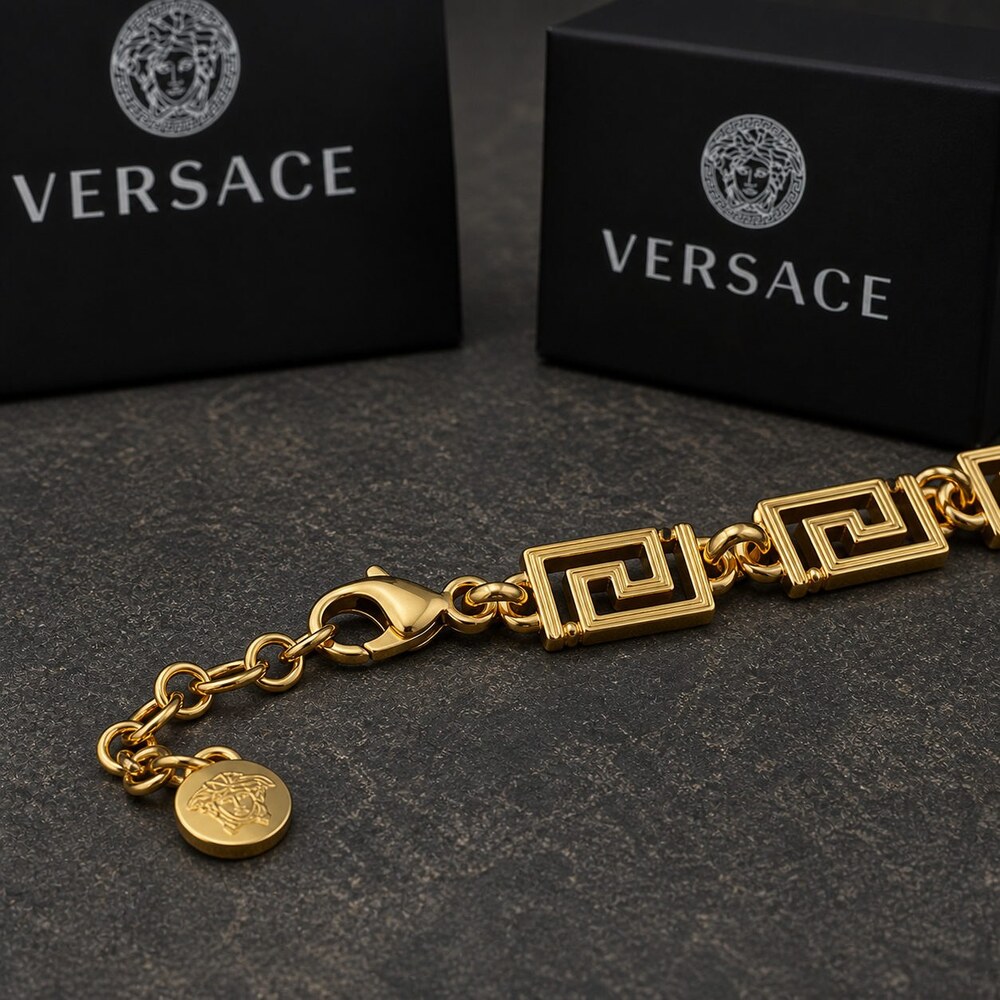 Versace Bold Statement Bracelet Style 3 | New with Box - Picture 4 of 9